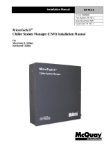 McQuay MicroTech II Installation guide