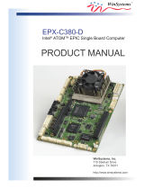 WinSystems EPX-C380-D2-1 User manual