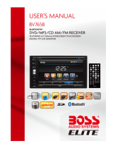 Boss Audio Systems BV765B Owner's manual