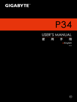 Gigabyte P34K V3 User manual