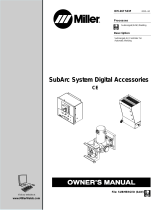 Miller SUBARC SYSTEM DIGITAL ACCESSORIES CE Owner's manual