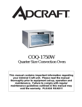 Adcraft COQ-1750W Owner's manual