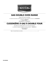 Maytag GAS DOUBLE OVEN RANGE User guide