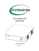 Supermicro E200-9AP User manual