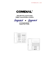 Comdial DXP Series User manual