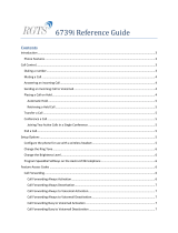 Aastra Clearspan 6739i Reference guide