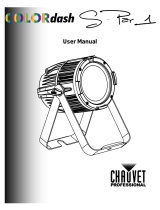 Chauvet COLORDASH S-PAR 1 User manual