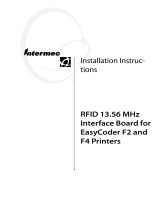 Intermec EasyCoder F4 Installation Instructions Manual
