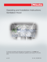 Miele DA6596DSS Installation guide