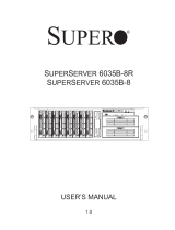 Supermicro SUPERSERVER 6035B-8 User manual