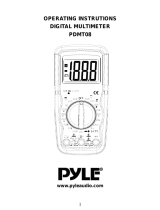 Pyle PDMT08 User manual