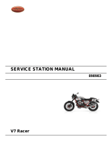MOTO GUZZI V7 Racer Service Station Manual