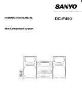 Sanyo DC-F450 User manual
