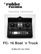 ROBBE Futaba FC-16 Boat`n Truck Operating Instructions Manual