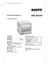 Sanyo VMC-8415FP User manual
