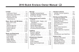 Buick 2010 Enclave User manual