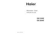 Haier AED-3190ET Instructions For Use Manual