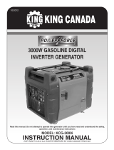King Canada power force KCG-3000i User manual