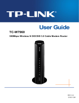 TP-LINK TP-LINK TC-W7960 Wireless WiFi Cable Modem Router User manual