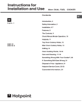 Hotpoint 4595449 User manual