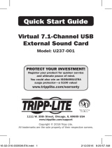 Tripp Lite U237-001 Quick start guide
