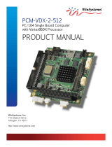 WinSystems PCM-VDX-2-512 User manual