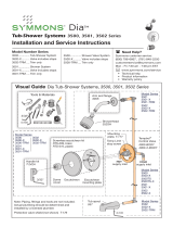 Symmons 3502-CYL-B-STN-TRM Installation guide