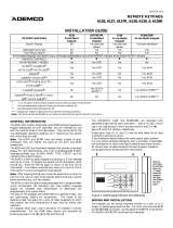 ADEMCO Galant 6128 RFH Installation guide