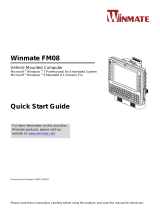 Winmate FM08 Quick start guide