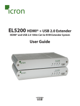 Icron EL5200 HDMI + USB 2.0 User guide