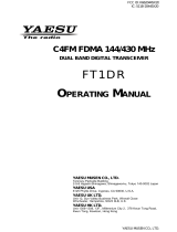 YAESU FT1DR Operating instructions