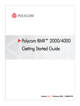 Polycom RealPresence RMX 4000 Getting Started Manual