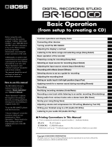 Boss BR-1600CD Owner's manual