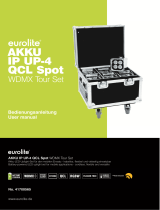 EuroLite AKKU IP UP-4 QCL SPOT User manual