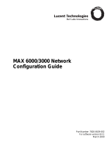 Lucent Technologies MAX 6000 Configuration manual