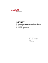 Avaya Definity 7401 User manual