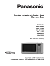 Panasonic NN-CT569M Operating Instructions & Cookery Book