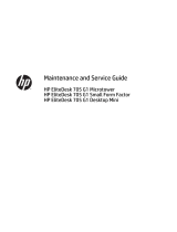 HP EliteDesk 705 G1 Base Model Microtower PC User guide