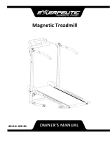 Exerpeutic Magnetic Treadmill Owner's manual