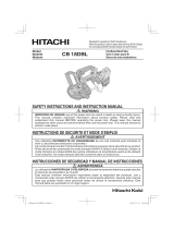 Hitachi CB 18DBL User manual