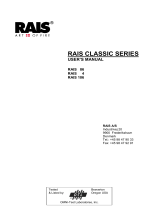 RAIS RAIS 86 User manual