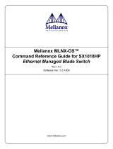 Mellanox Technologies SX1018HP Command Reference Manual