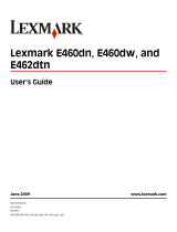Lexmark E460DW User manual