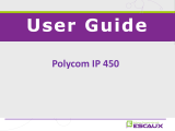 Polycom SoundPoint IP 450 User manual