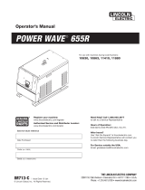 Lincoln Electric Power Wave 655/R Operating instructions