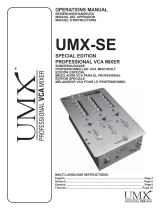 Gemini UMX-SE User manual