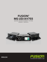 Fusion Fusion MS-UD755, Marine Stereo Owner's manual
