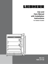 Liebherr RO510 User manual