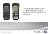 Alcatel OmniTouch 8128 WLAN Handset User manual