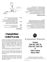 Channel Vision 3102 User manual